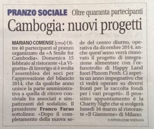 Articolo Giornale Cantù 2015 02 21 -s