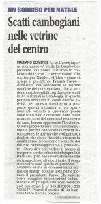 Un sorriso per Natale Giornale Cantù 2012_12_08 -s