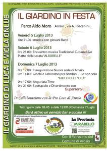 Festa Arosio Il Giardino