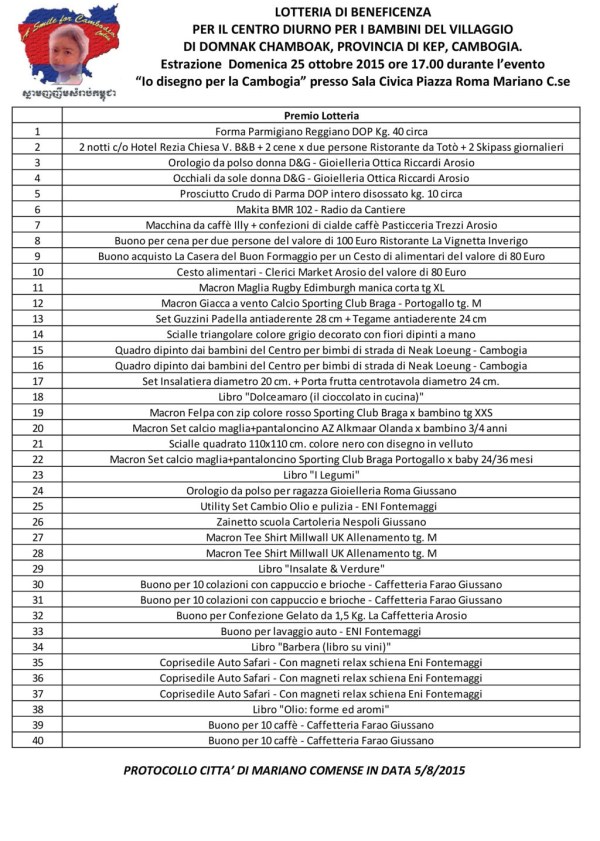 Locandina Lotteria 2015 -s